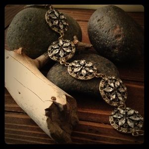 Glitzy glam rhinestone bracelet